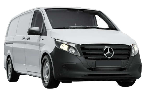 Vue latérale du fourgon MERCEDES eVITO - 2019 – modèle utilitaire aménageable